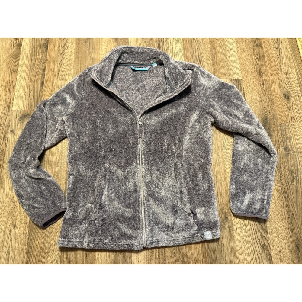 Free Country Sweater, Women's Size Medium, Purple, Full Zip, Long Sleeve